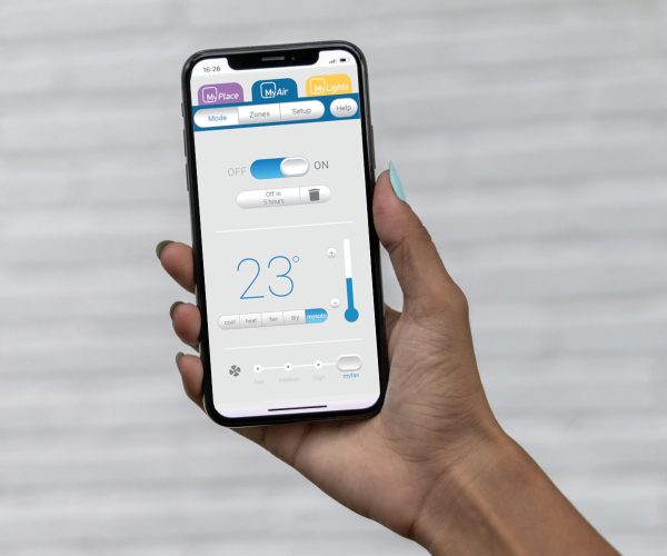 myair app integration for control of fully ducted air conditioning